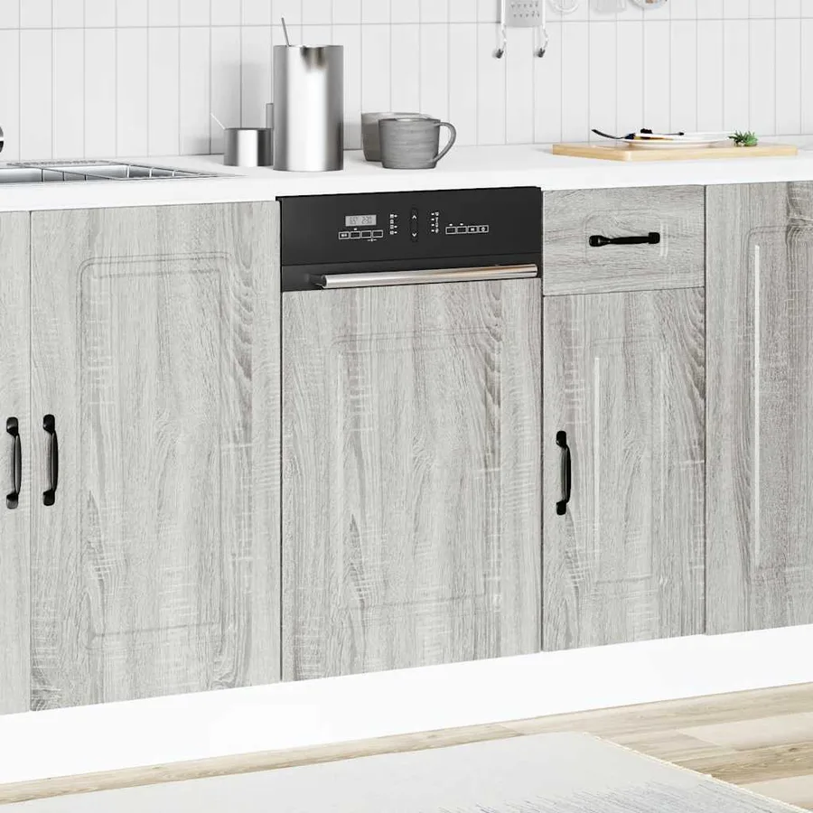 Panneau de lave-vaisselle Kalmar sonoma gris 45x1,5x57 cm - 3