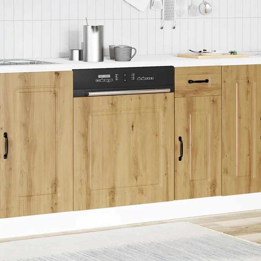 Panneau de lave-vaisselle Kalmar chêne artisanal 60x1,5x57 cm - 3