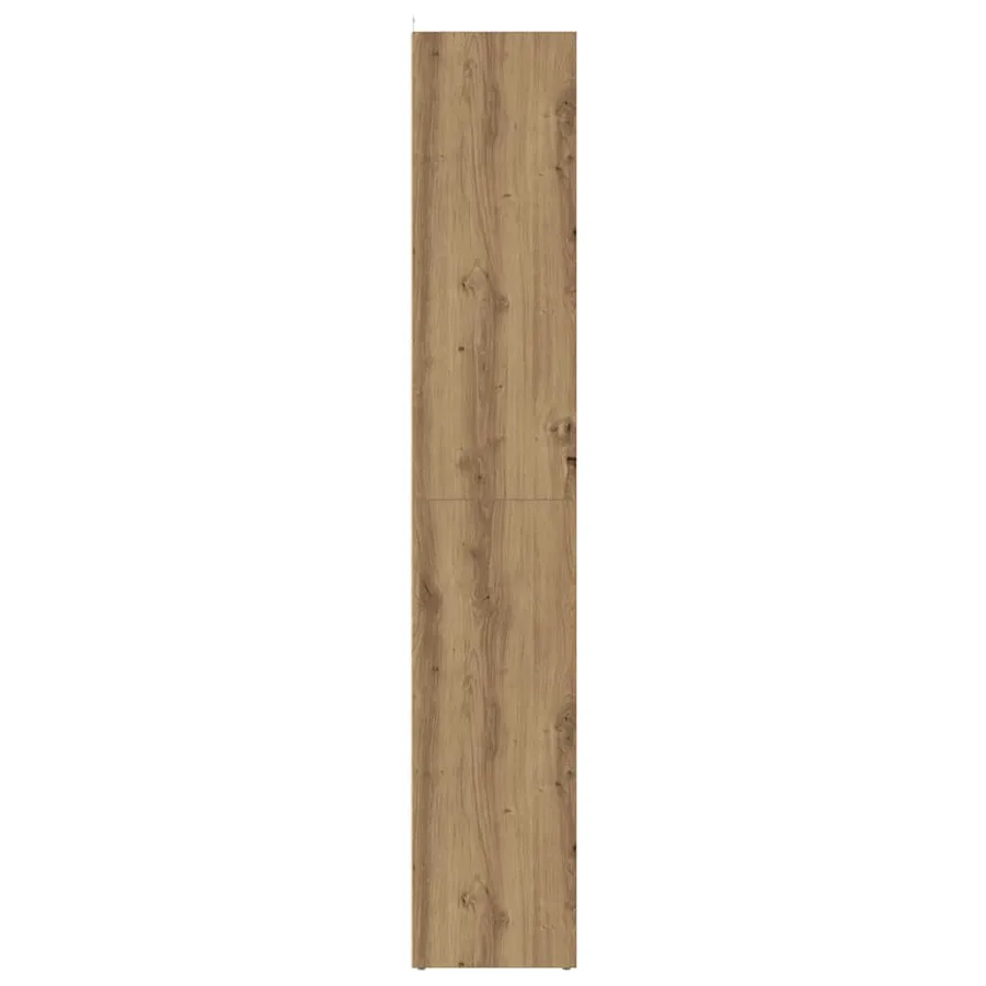 Bibliothèque chêne artisanal 36x30x171 cm bois d'ingénierie - 5