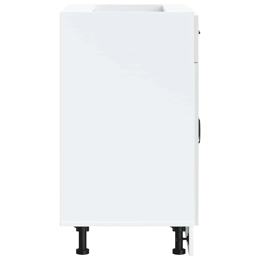 Armoire de cuisine Kalmar blanc brillant bois ingénierie - 6