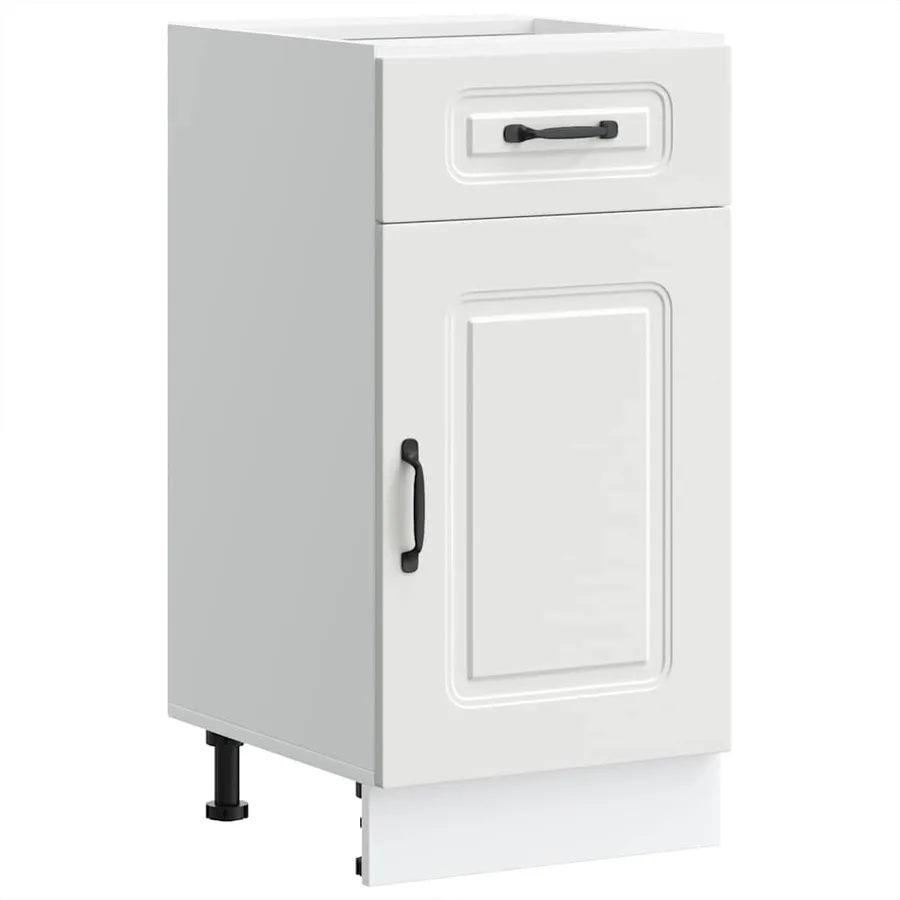 Armoire de cuisine Kalmar blanc bois d'ingénierie - 2