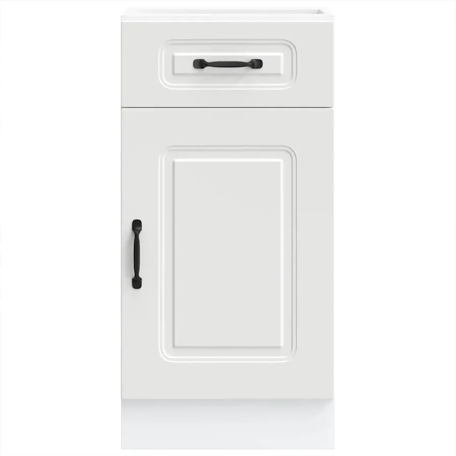 Armoire de cuisine Kalmar blanc bois d'ingénierie - 4