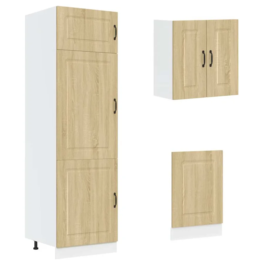 Ensemble d'armoires de cuisine 8 pcs Kalmar bois d'ingénierie - 5