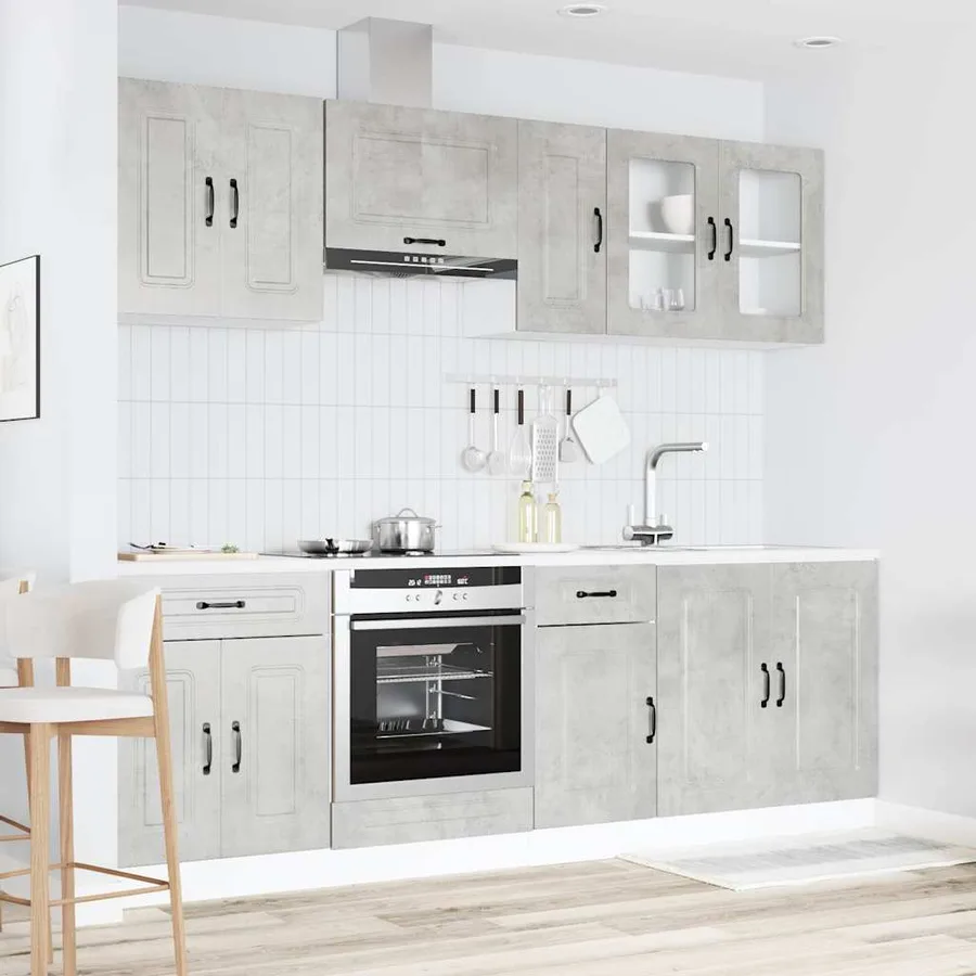 Ensemble d'armoires de cuisine 8 pcs Kalmar bois d'ingénierie - 3