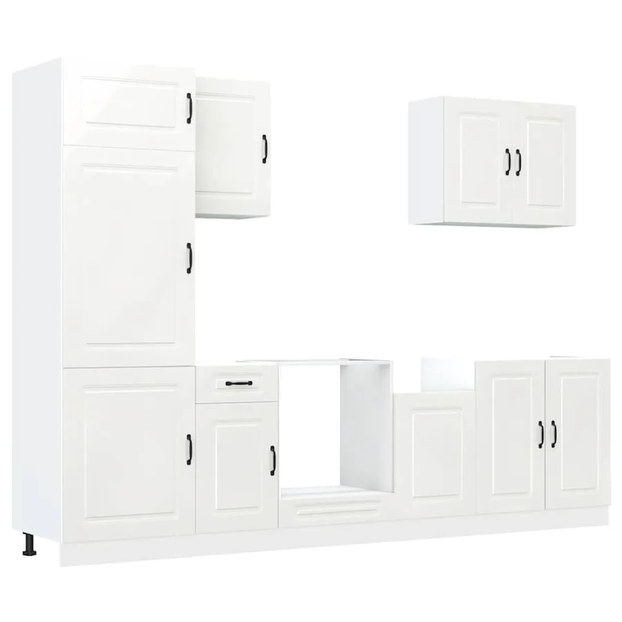 Ensemble d'armoires de cuisine 7 pcs Kalmar bois d'ingénierie - 2