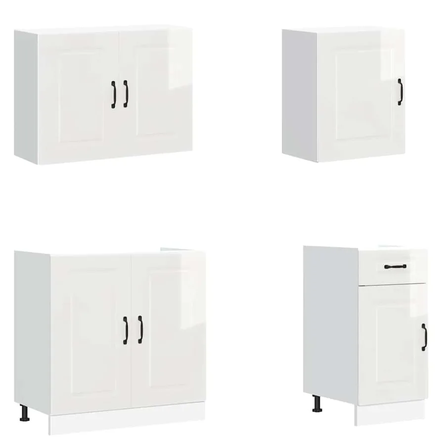 Ensemble d'armoires de cuisine 7 pcs Kalmar bois d'ingénierie - 4