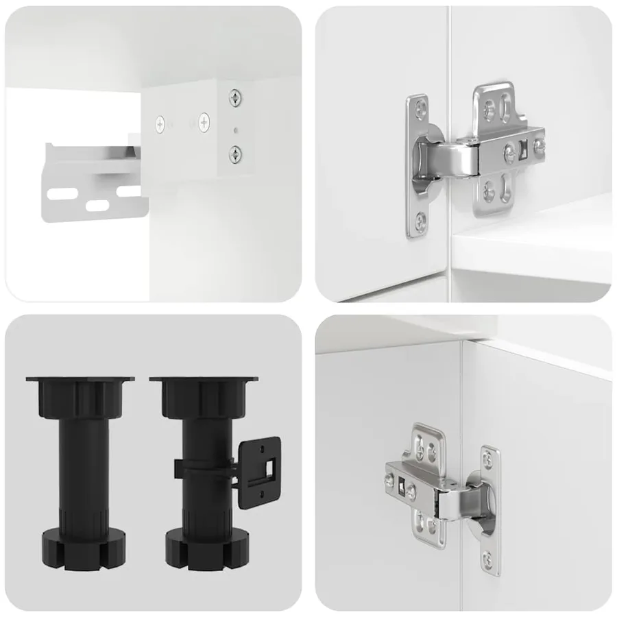 Ensemble d'armoires de cuisine 7 pcs Kalmar bois d'ingénierie - 7