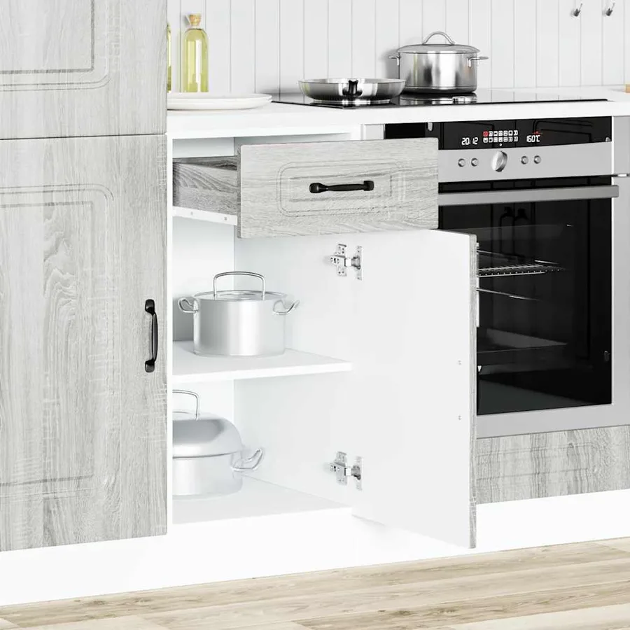 Armoire de cuisine Kalmar sonoma gris bois d'ingénierie - 3