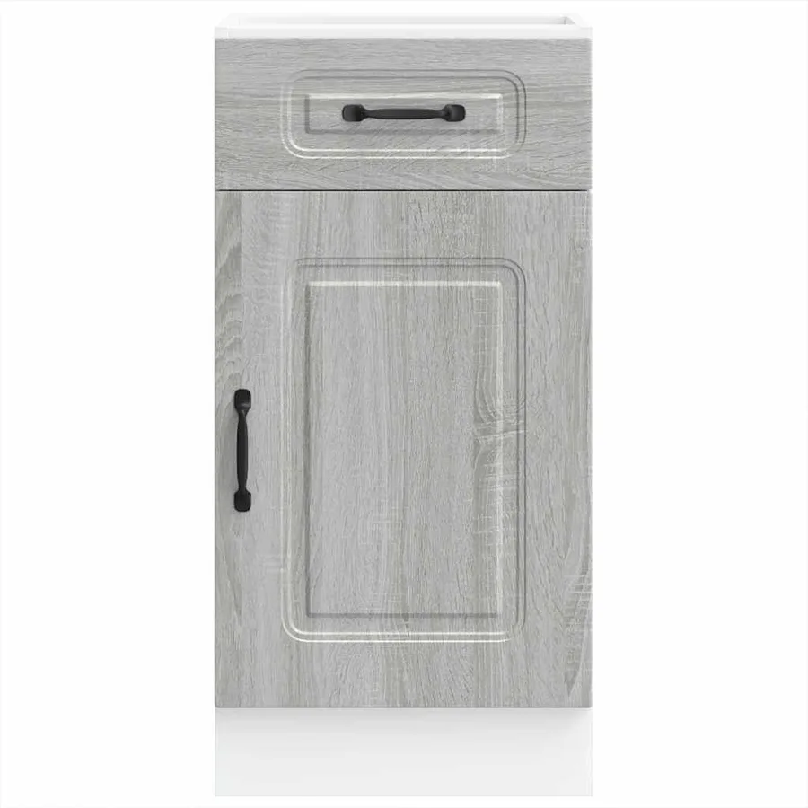 Armoire de cuisine Kalmar sonoma gris bois d'ingénierie - 4