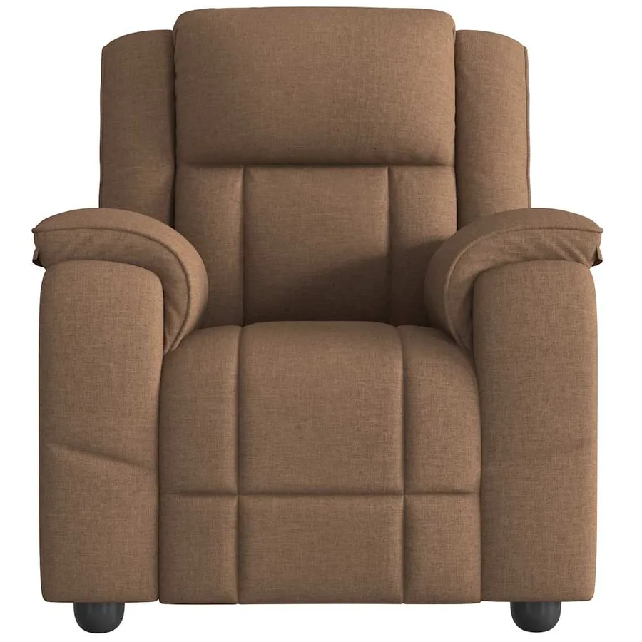 Fauteuil inclinable Marron Tissu - 3