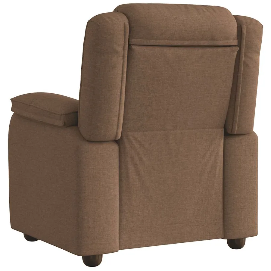 Fauteuil inclinable Marron Tissu - 5
