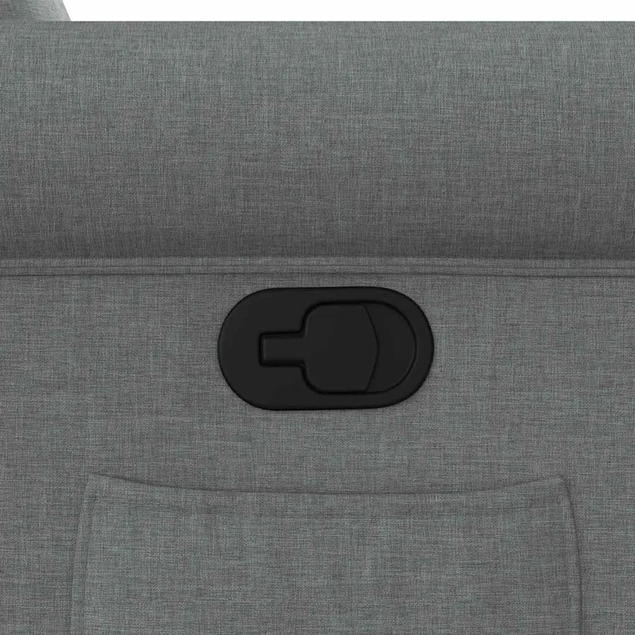 Fauteuil inclinable Gris foncé Tissu - 9
