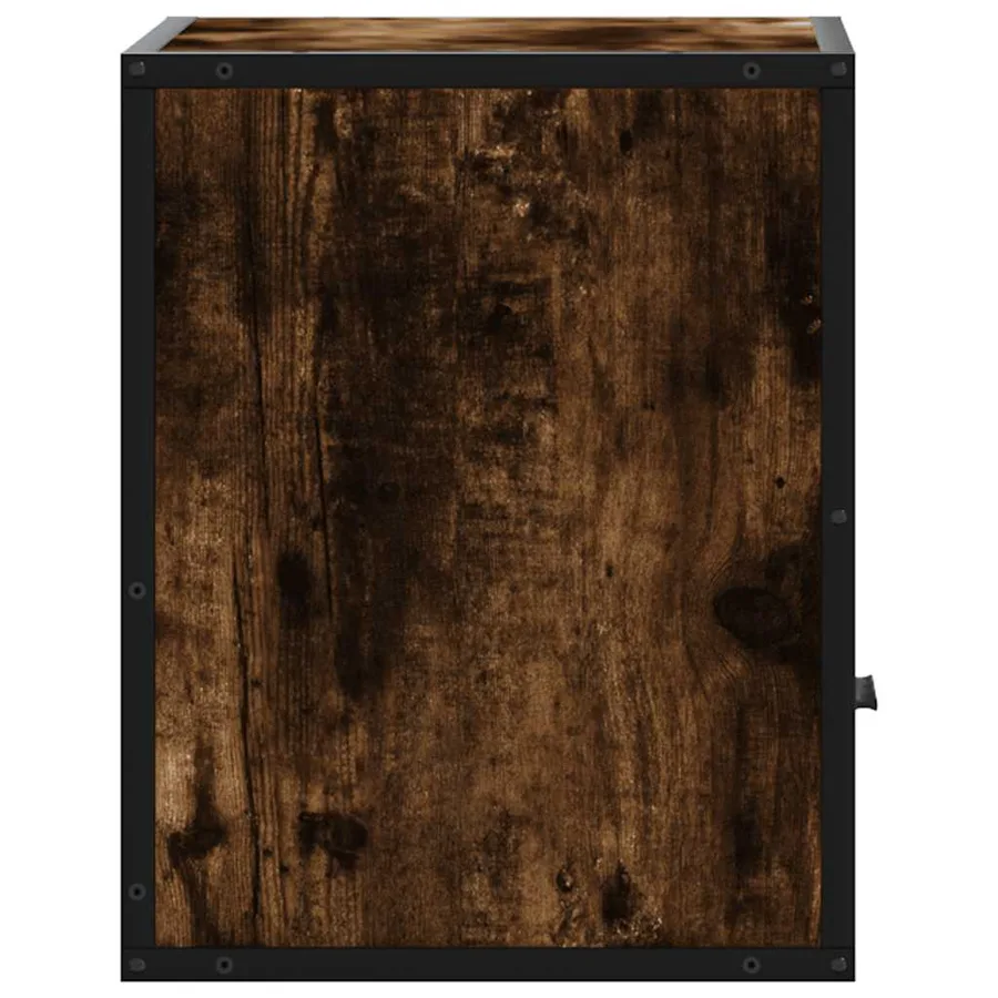 Table de chevet murale Chêne fumé 40x31x39,5 cm - 6