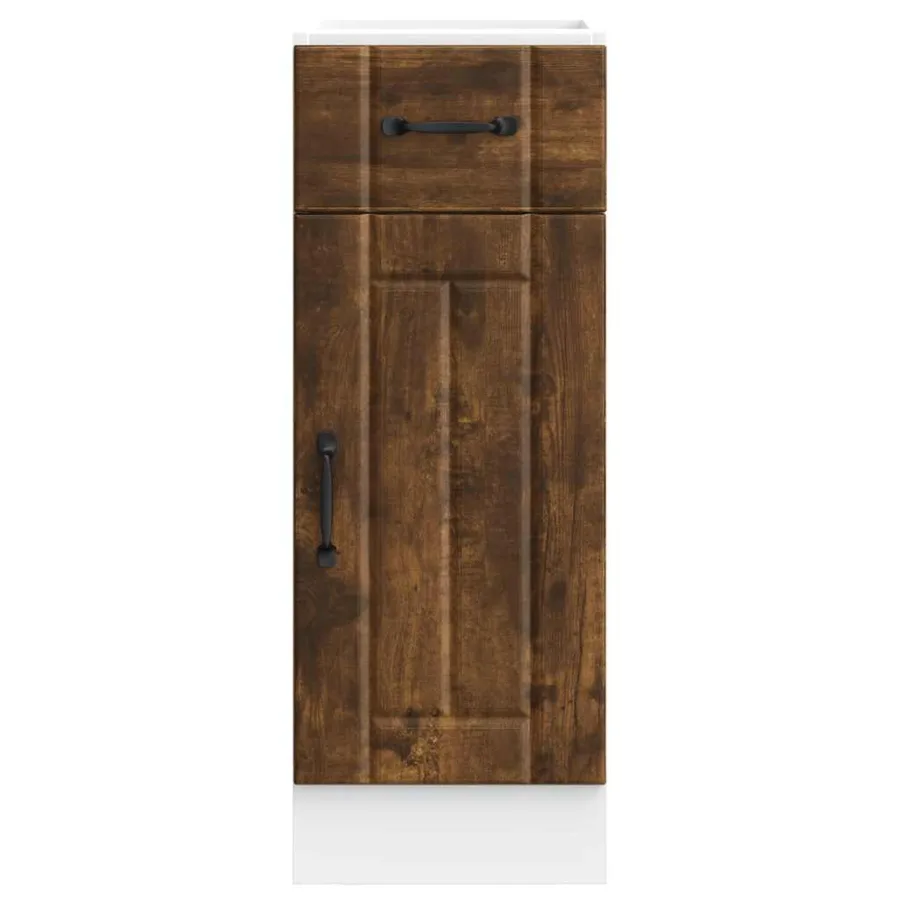 Armoire de cuisine Lucca chêne fumé bois ingénierie - 4