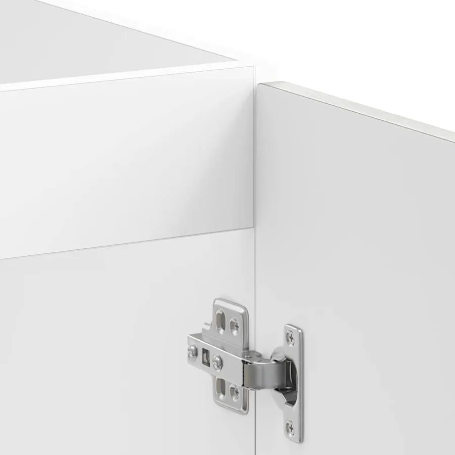 Meuble de base de lavabo Lucca gris béton bois ingénierie - 9