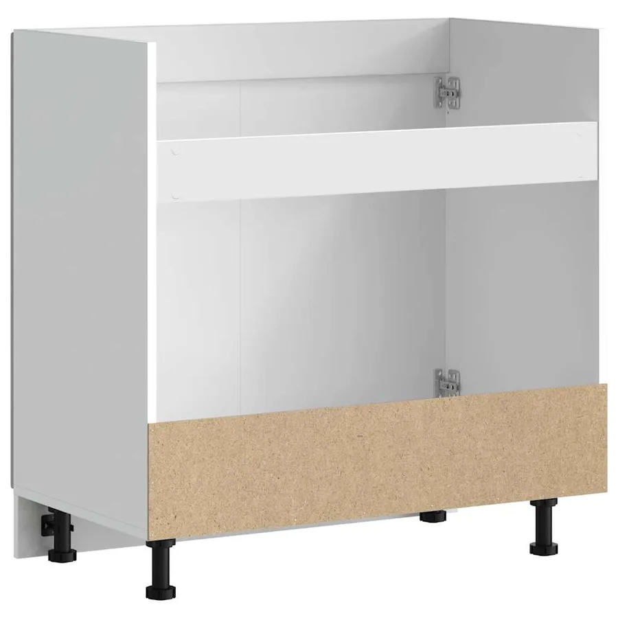 Meuble de base de lavabo Lucca sonoma gris bois d'ingénierie - 6