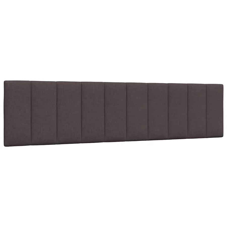 Coussin de tête de lit Hanko marron foncé 200 cm tissu