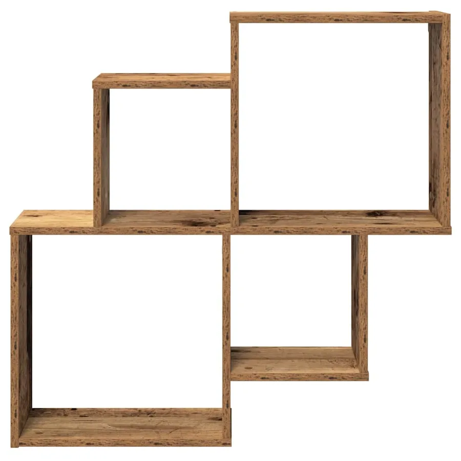 Étagère murale vieux bois 80x15x78,5 cm bois d'ingénierie - 4