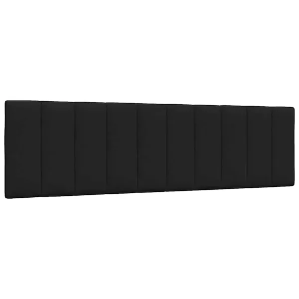 Coussin de tête de lit Hanko noir 180 cm tissu