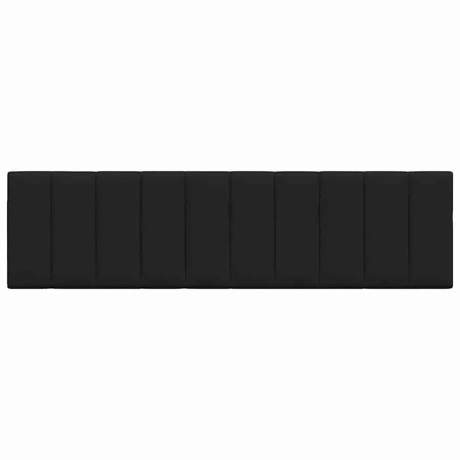 Coussin de tête de lit Hanko noir 180 cm tissu - 4