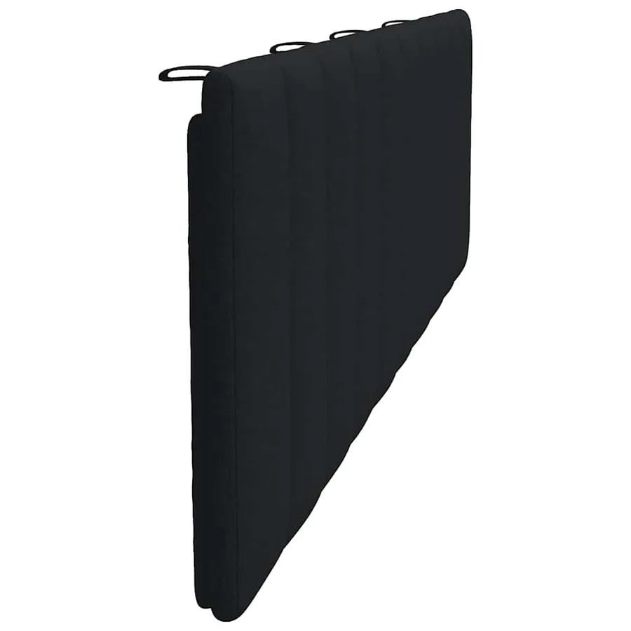 Coussin de tête de lit Hanko noir 180 cm tissu - 5