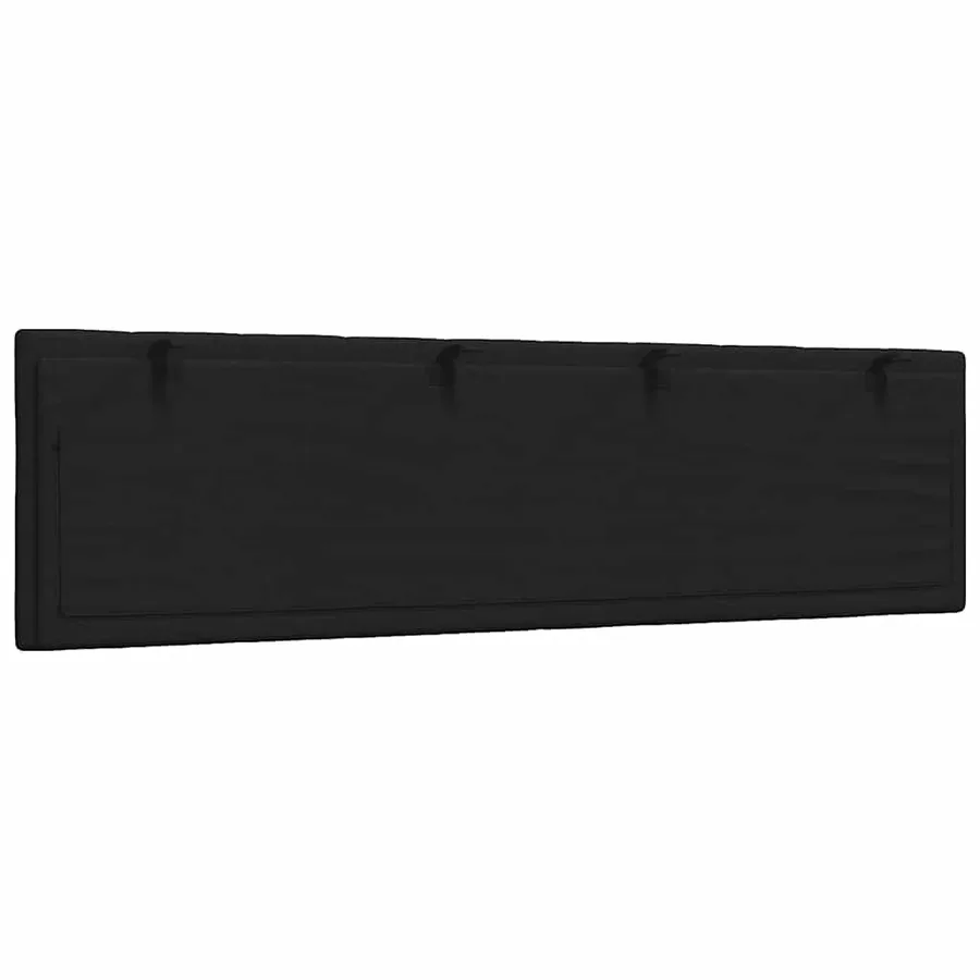 Coussin de tête de lit Hanko noir 180 cm tissu - 6