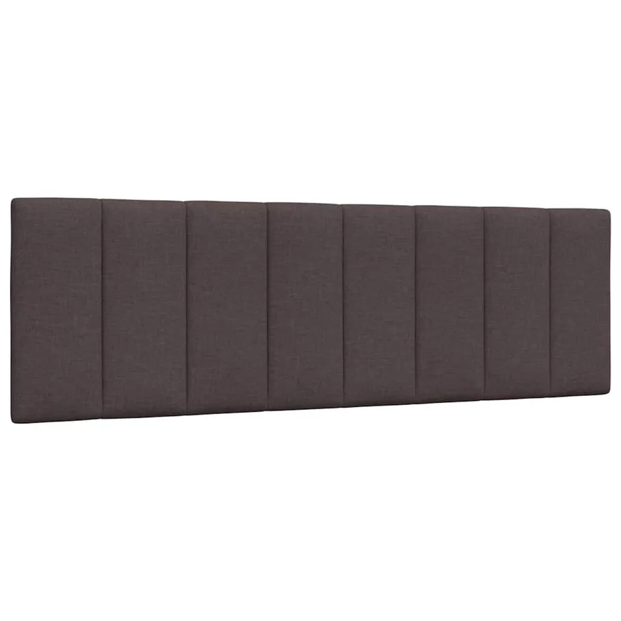 Cadre de lit sans matelas Hanko marron foncé 160x200 cm tissu - 6