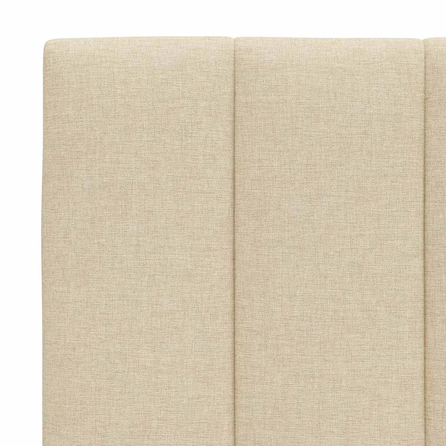 Lit avec matelas Hanko crème 180x200 cm tissu - 11