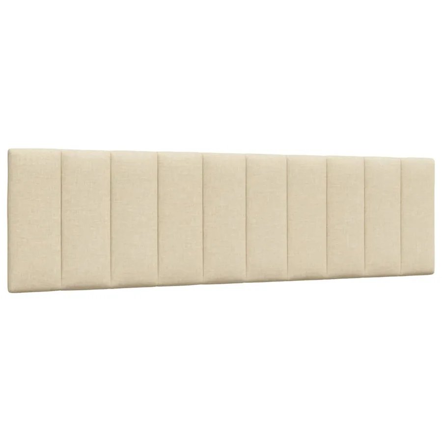 Lit avec matelas Hanko crème 180x200 cm tissu - 9