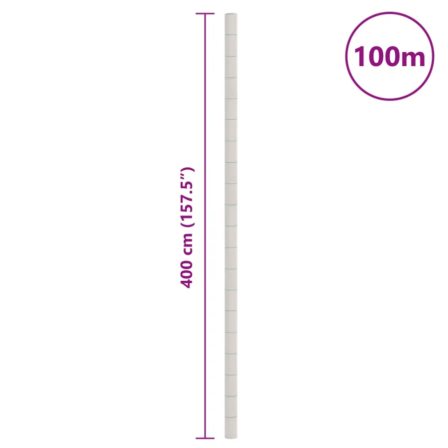 Membrane anti-mauvaises herbes blanc 4x100 m PP - 8