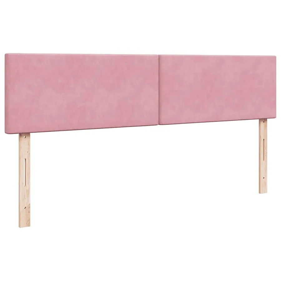 Cadre de lit ottoman avec matelas rose 180x200 cm velours - 11