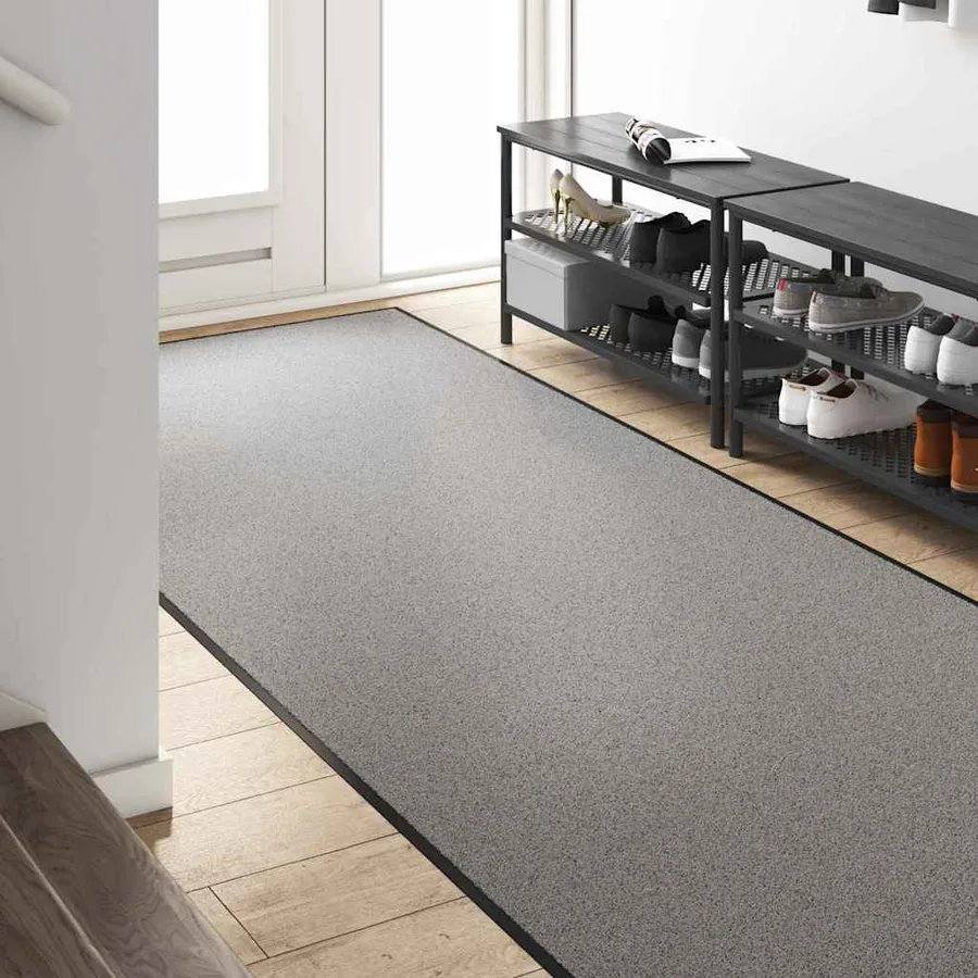 Tapis d'entrée Gris et Noir 120 x 250 cm 100% Polyamide - 3