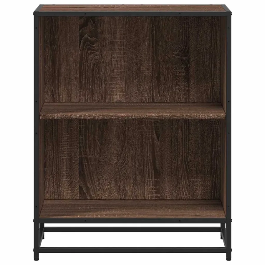 Bibliothèque chêne marron 60x35x76 cm bois d'ingénierie - 4