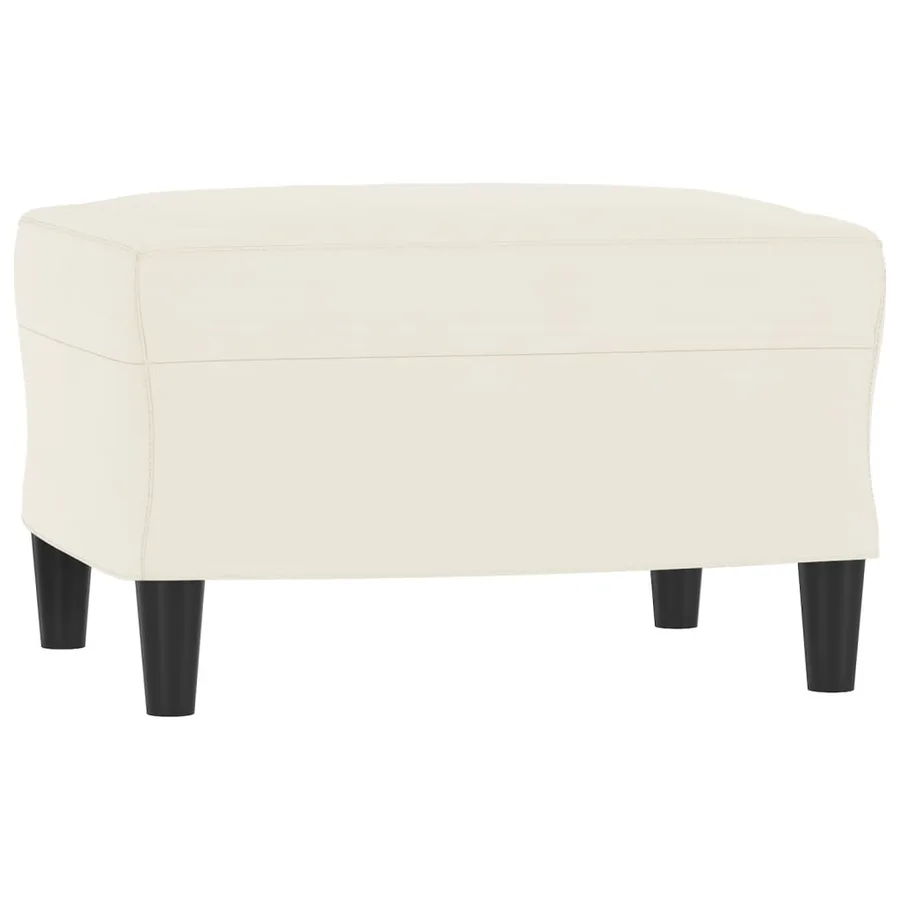 Ensemble de canapés 3 pcs crème velours - 5