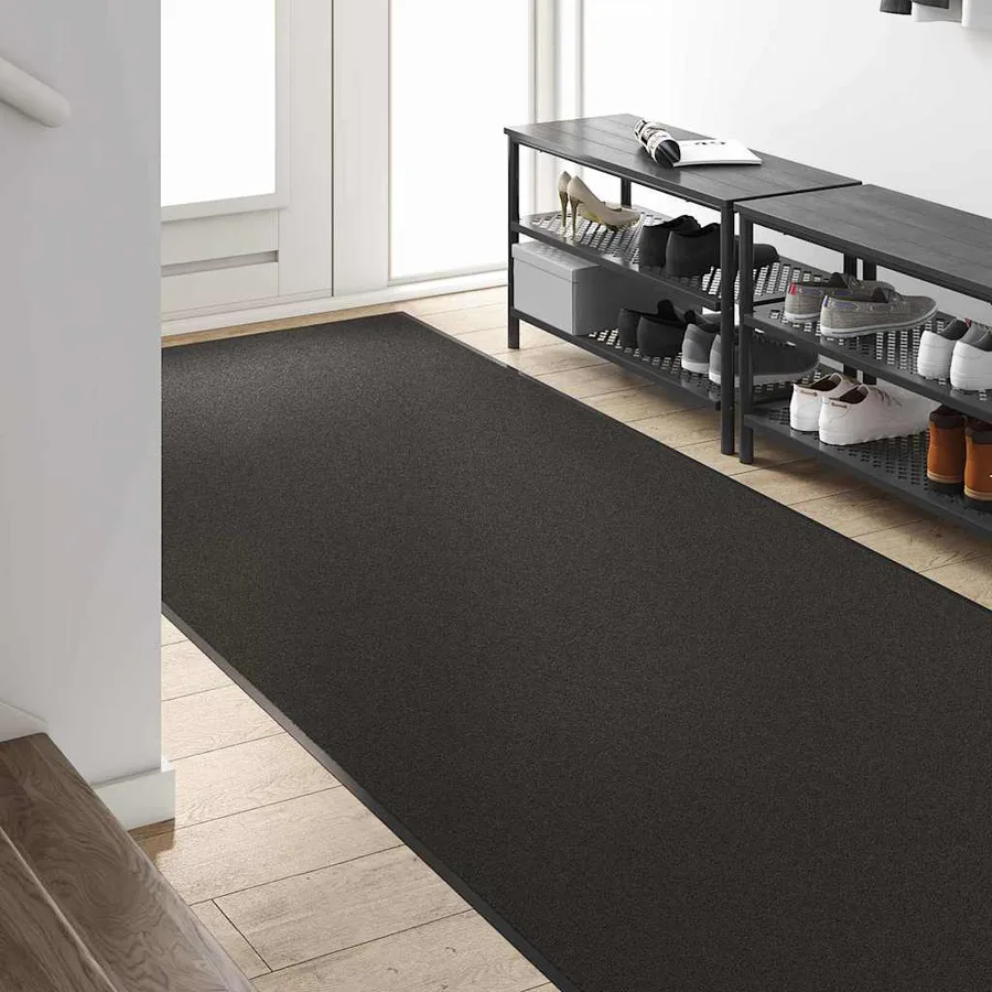 Tapis d'entrée Noir 120 x 350 cm 100% Polyamide - 3