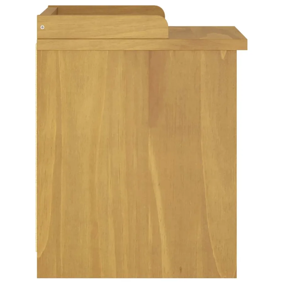 Banc de couloir SANDNES 45x40x50 cm bois de pin massif - 6