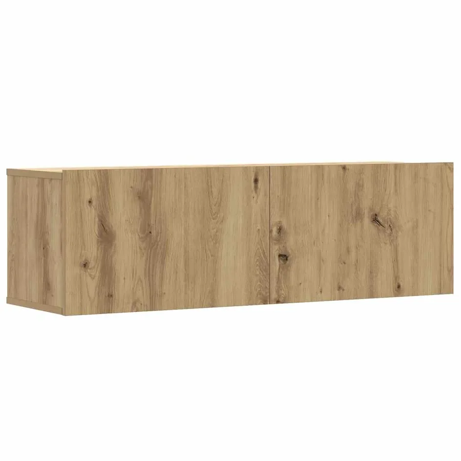 Ensemble de meuble TV mural 5 pcs chêne artisanal - 4