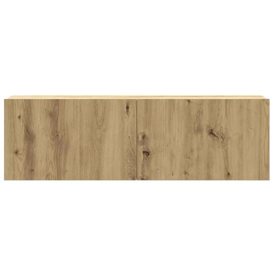Ensemble de meuble TV mural 5 pcs chêne artisanal - 5