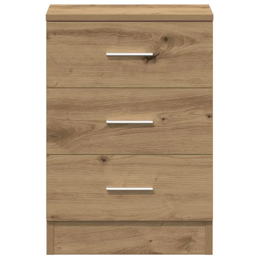 Tables de chevet 2 pcs chêne artisanal 38x35x55 cm - 7