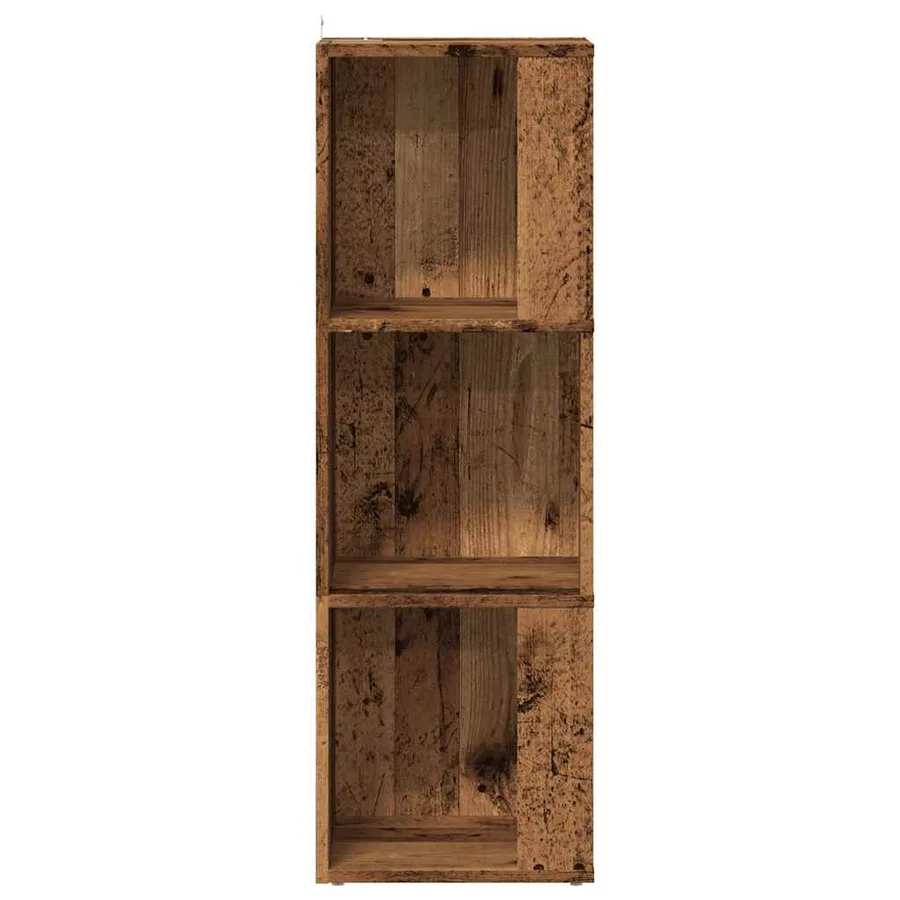 Armoire d'angle vieux bois 33x33x100 cm bois d'ingénierie - 6