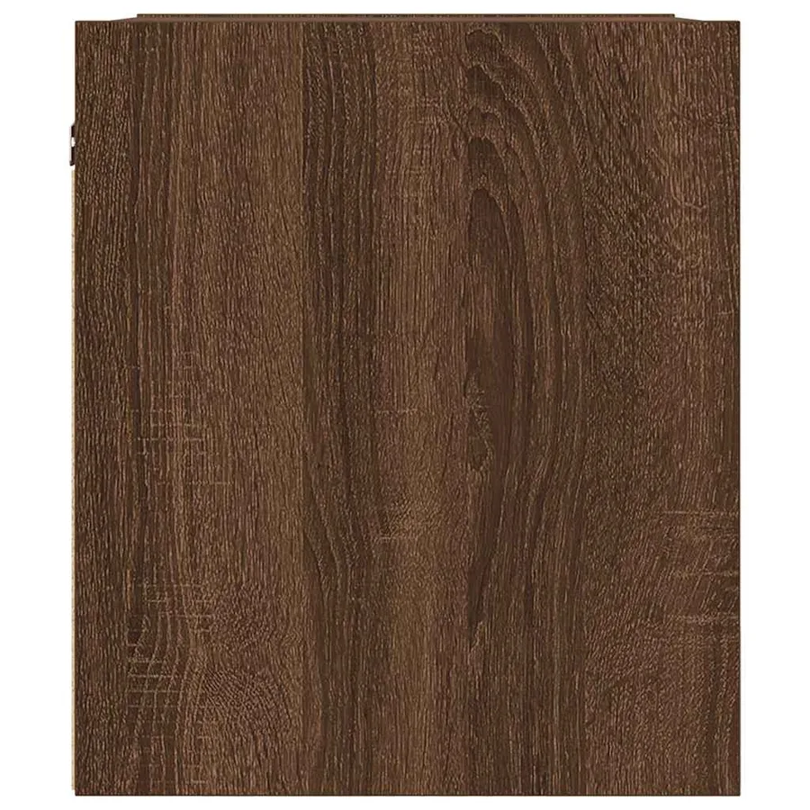 Tables de chevet murales 2 pcs chêne marron 38x34x40 cm - 8