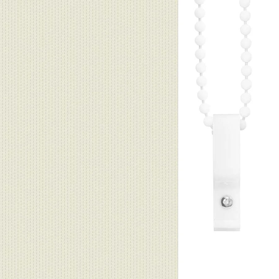 Store enrouleur occultant blanc cassé 50x130cm largeur du tissu - 10