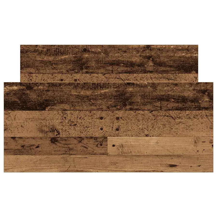 Cadre de lit sans matelas vieux bois 100x200 cm bois ingénierie - 5