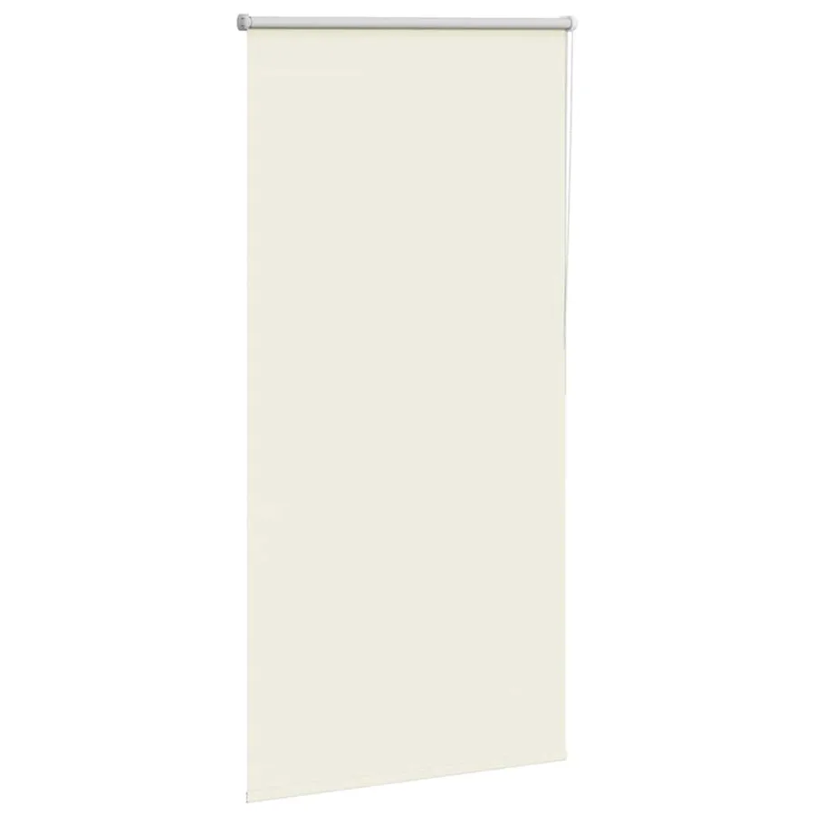 Store enrouleur occultant blanc cassé 85x130cm largeur du tissu - 3