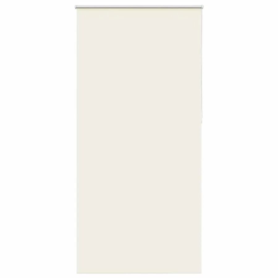 Store enrouleur occultant blanc cassé 105x210 cm largeur tissu