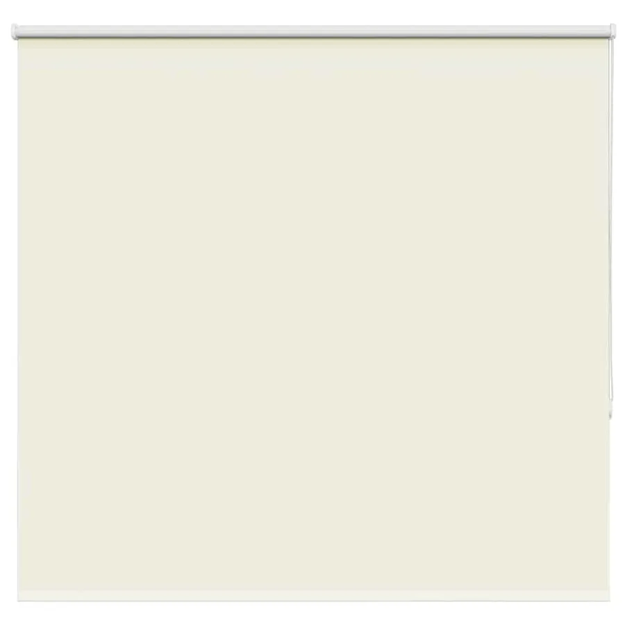 Store enrouleur occultant blanc cassé 160x175 cm largeur tissu