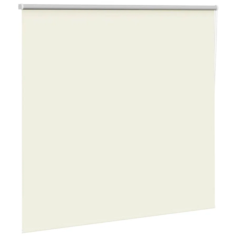 Store enrouleur occultant blanc cassé 150x175 cm largeur tissu - 3