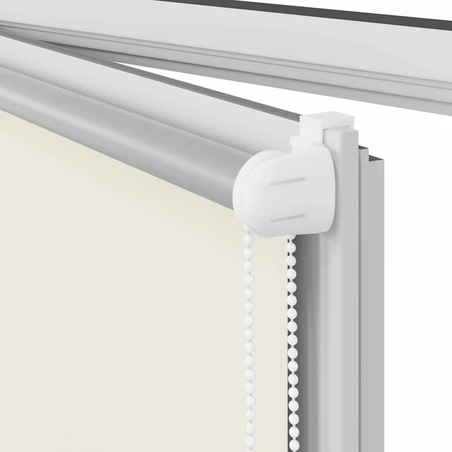 Store enrouleur occultant blanc cassé 60x210cm largeur du tissu - 12