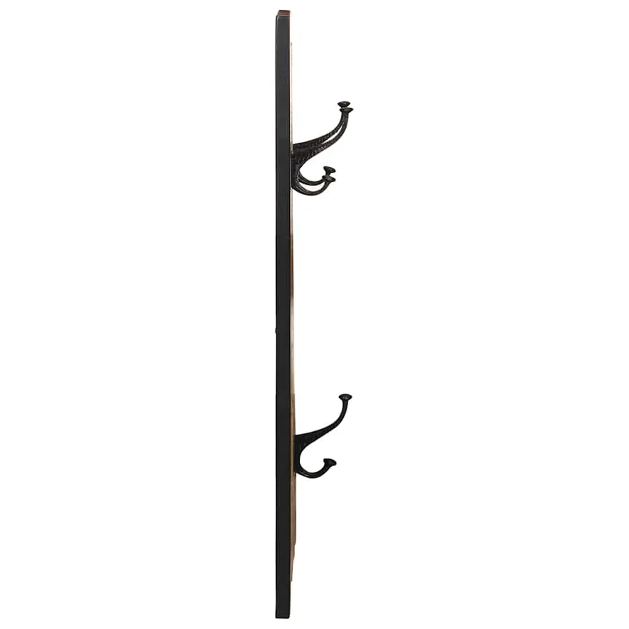Porte-manteau 40x2x80 cm bois de manguier massif brut - 3