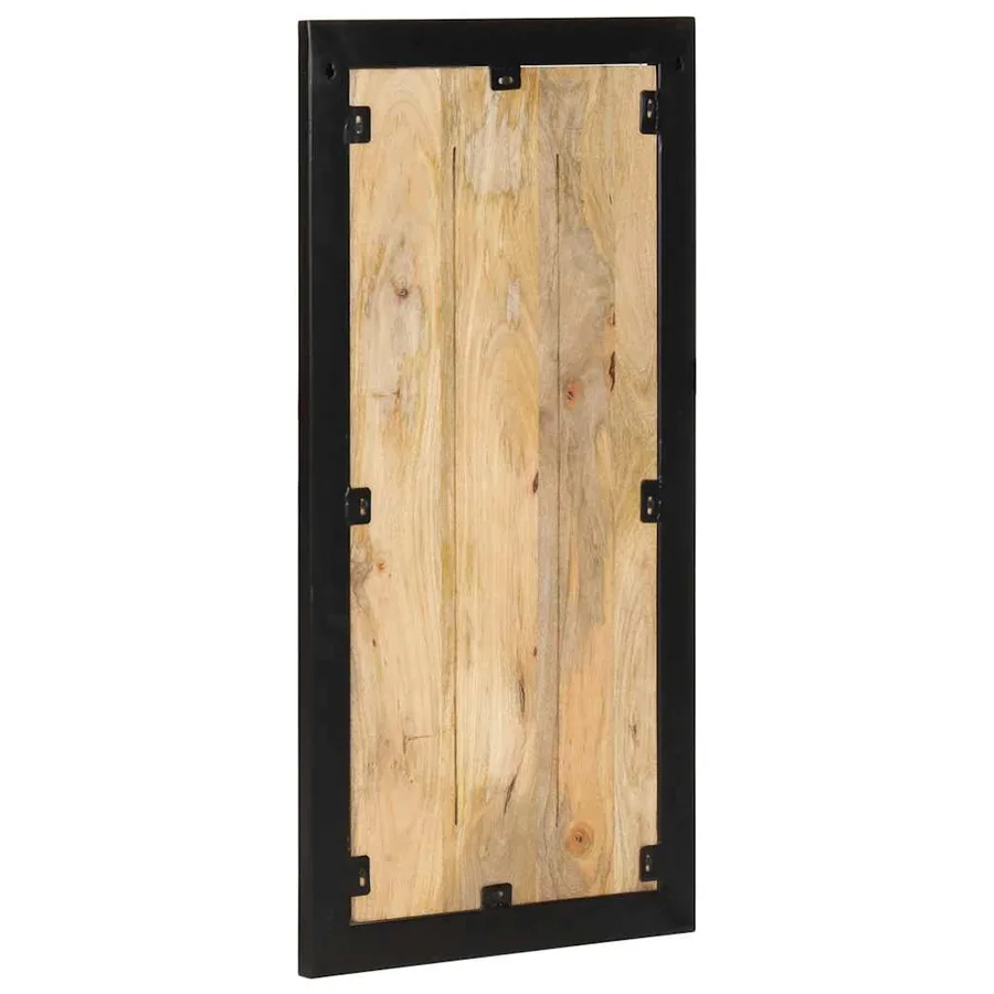 Porte-manteau 40x2x80 cm bois de manguier massif brut - 4